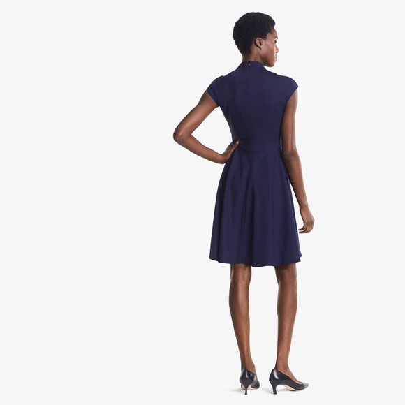 MM Lafleur The Ruth Dress Deep Indigo Size 10 - Picture 3 of 4